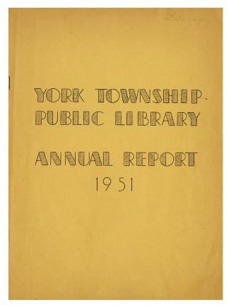 York Public Library (Ont.). Annual report 1951