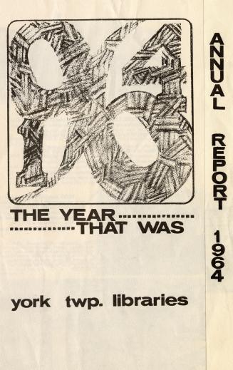 York Public Library (Ont.). Annual report 1964