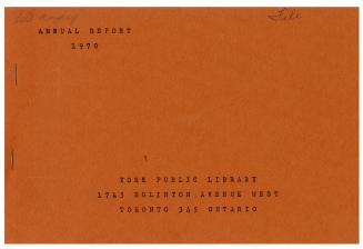 York Public Library (Ont.). Annual report 1970