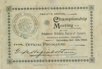 Twelfth annual championship meeting of the Amateur Athletic Ass'n of Canada