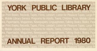 York Public Library (Ont.). Annual report 1980