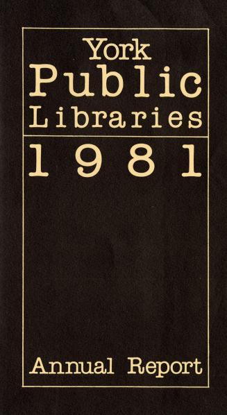 York Public Library (Ont.). Annual report 1981