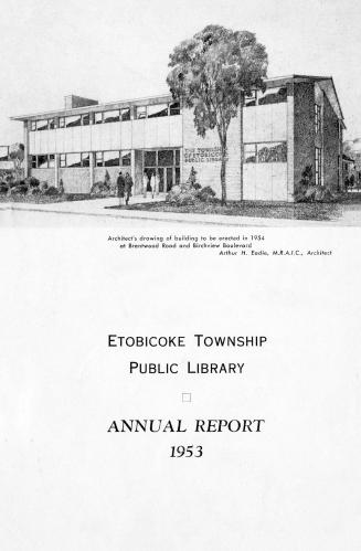 Etobicoke Public Library. Annual Report 1953