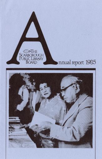 Scarborough Public Library (Ont.). Annual report 1985