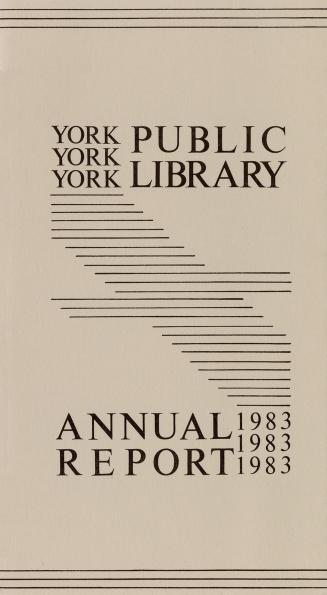 York Public Library (Ont.). Annual report 1983