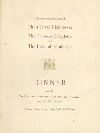 On the occasion of the visit of Their Royal Highnesses