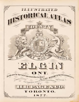 Illustrated historical atlas of the county of Elgin, Ont