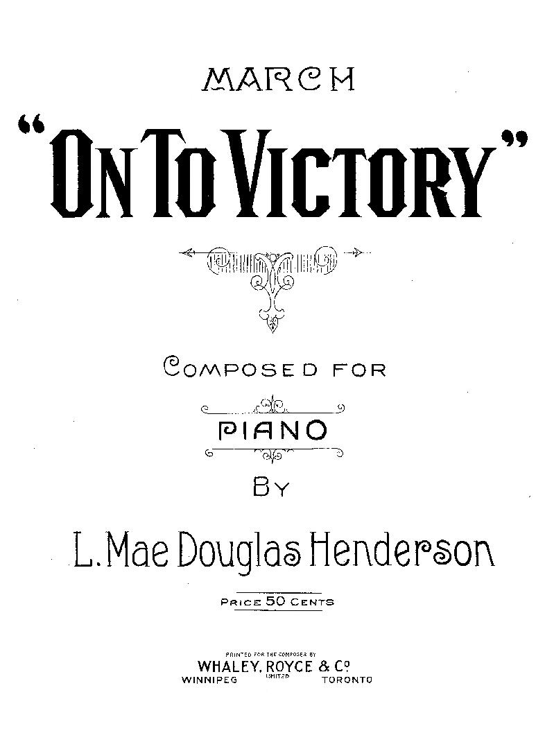 Cover features: title and composer information; decorative flourishes (black ink on uncoloured  ...