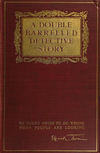 A double barrelled detective story