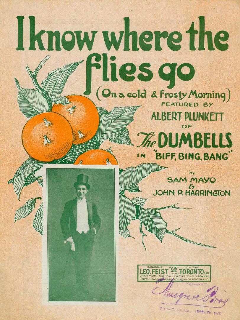 Cover features: title and composer information; inset facsimile photograph of Al Plunkett, with ...