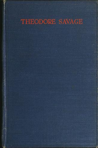 Theodore Savage : a story of the past or the future 
