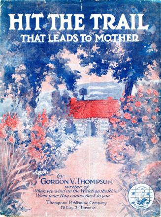Cover features: title and compositon information; drawing of house set amidst flowers and trees ...