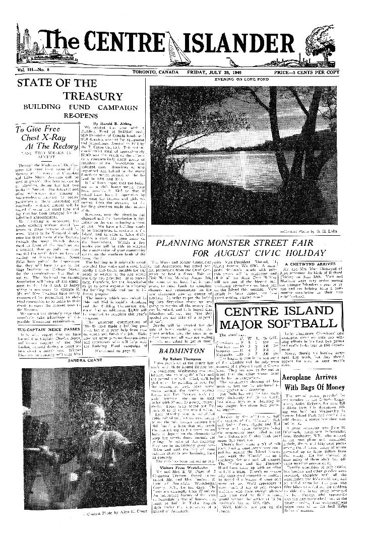 The Centre Islander, Friday, July 26, 1946