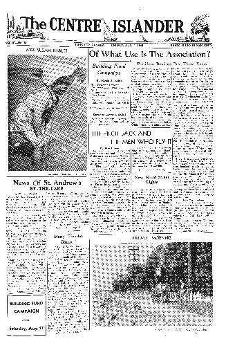 The Centre Islander, Friday, August 9, 1946