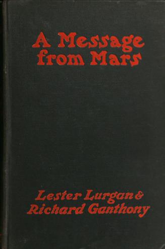Title, author, and playwright's name in red text on a black cloth cover. 