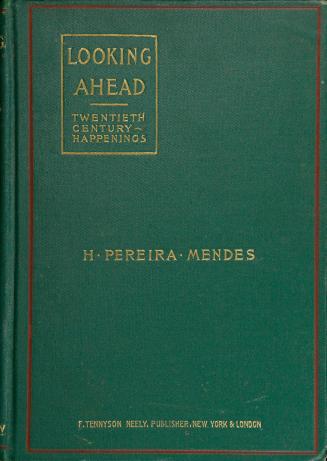 Title, author, and publisher details in gold text on a green cloth cover. 