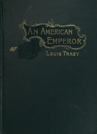 Title and author in gold text on a dark green book. Text is outlined in a gold rectangle with c ...