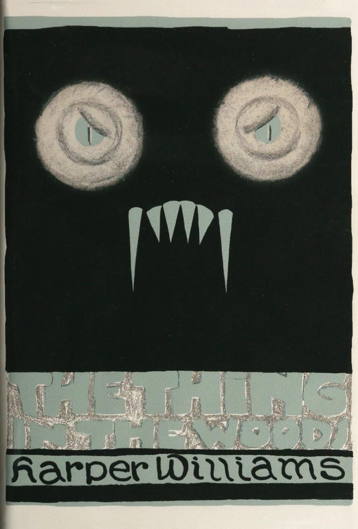 Black, silver, and light blue book cover. Illustration is angry silver-blue eyes with black sli ...