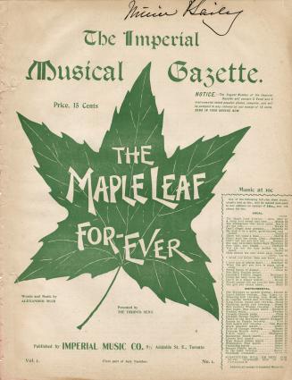 The maple leaf forever