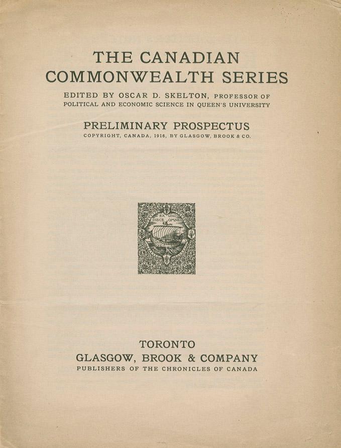  Glasgow, Brook &amp; Company logo resembling a bookplate picturing a Viking sailing ship surro ...