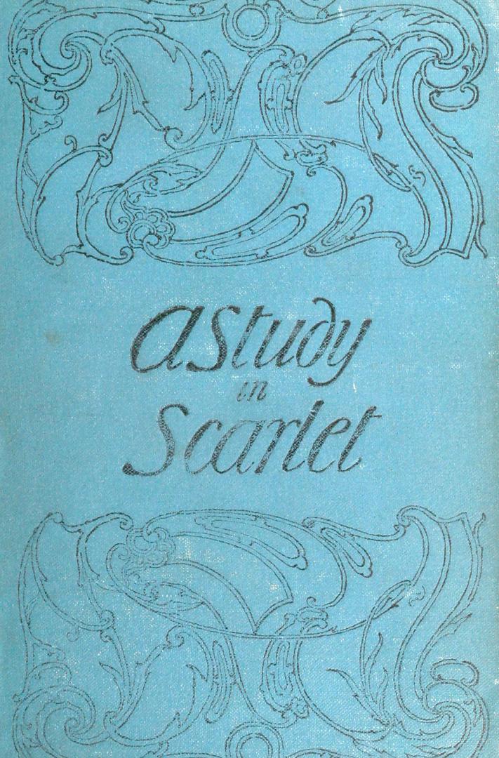 A study in scarlet