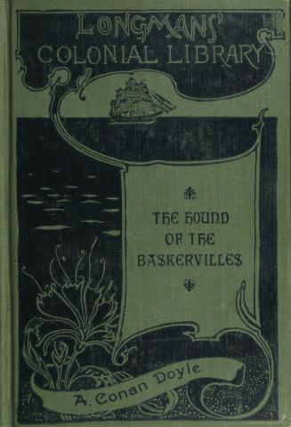 Gray-green and dark blue hardcover with lettering reverse-printed on upper cover and at top and ...
