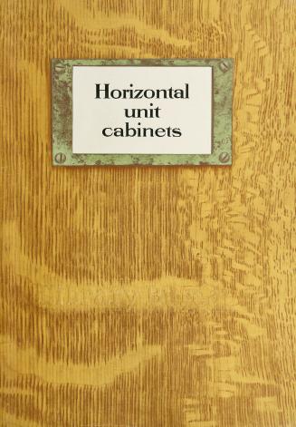 Horizontal unit filing cabinets