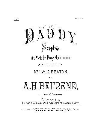 Cover features: title and composition information in decorative script with embellishments (bla ...