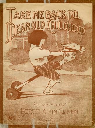 Cover features: title and composition information with drawing of a young child riding a hobby- ...