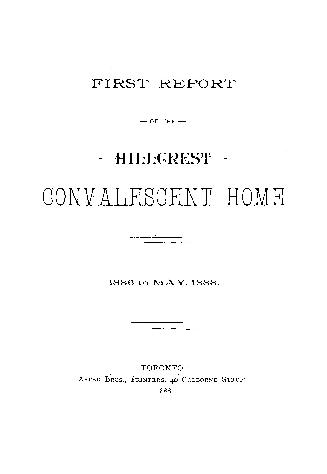 Coloured cover with title of each report. 