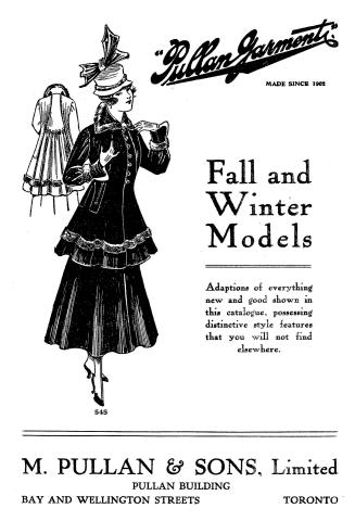 Pullan garments: fall and winter models