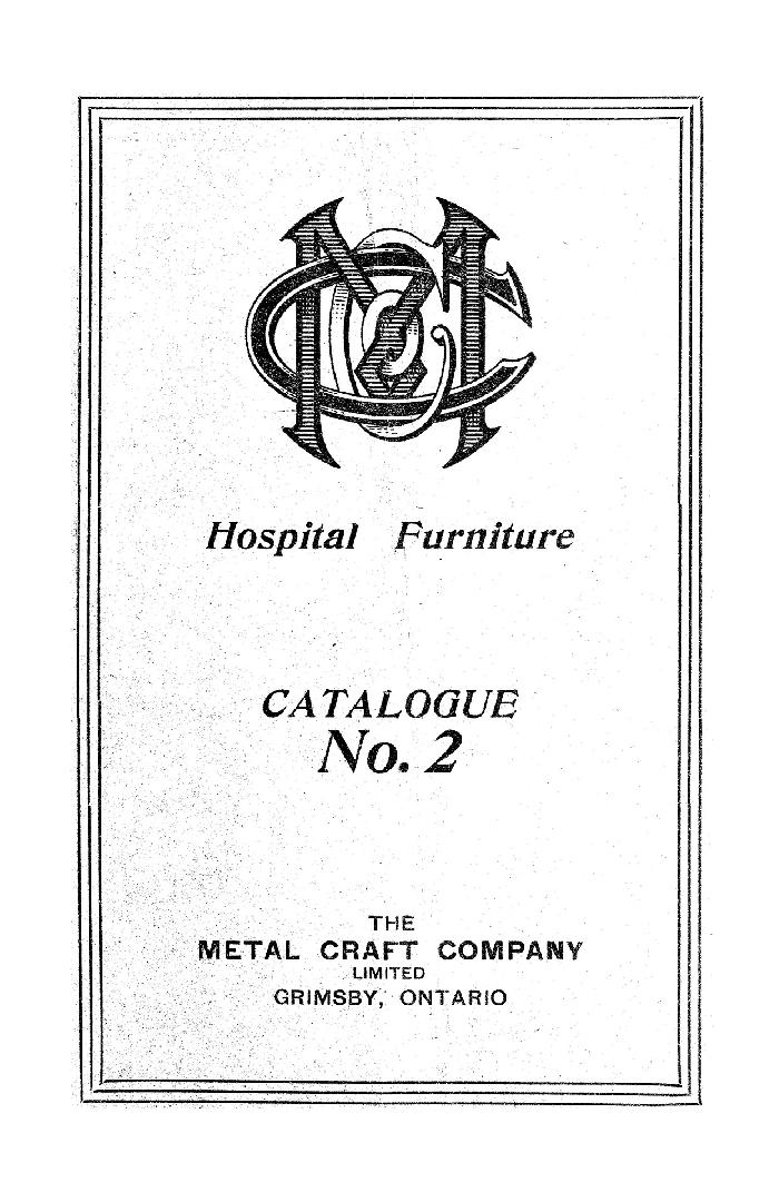 Illustrated catalogue no. 2: [hospital furniture] 