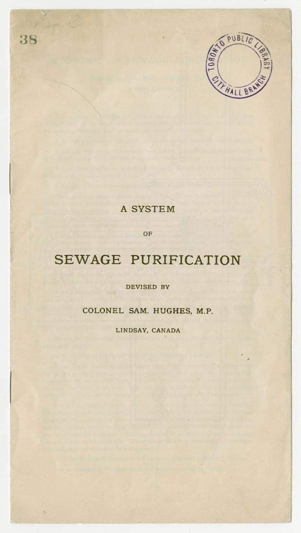 System of sewage purification 