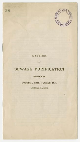 System of sewage purification 