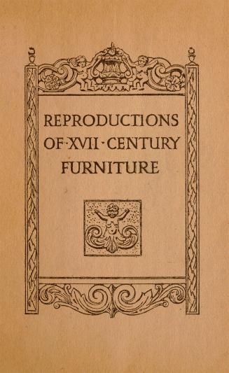 Reproductions of XVII century furniture