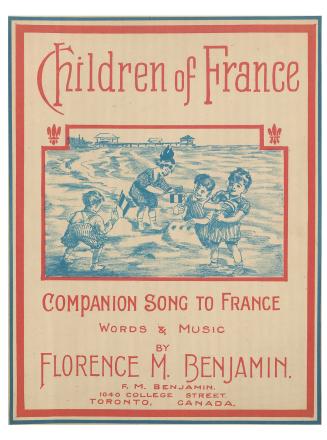 Cover features: title and composition information surmounting a drawing of children playing at  ...