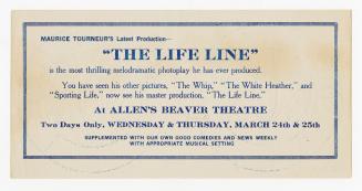 Maurice Tourneur's latest production "The Life Line"