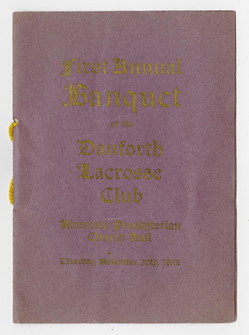 First annual banquet at the Danforth Lacrosse Club