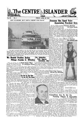The Centre Islander, Friday, April 18, 1944