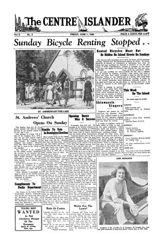 The Centre Islander, Friday, June 1, 1945