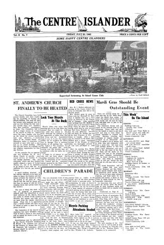 The Centre Islander, Friday, July 20, 1945