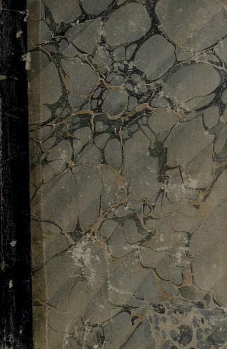Book cover; marbled.