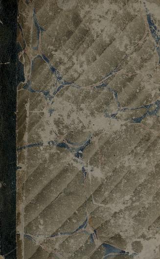 Book cover; marbled.