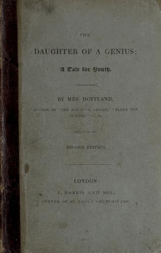 Book cover; blue.