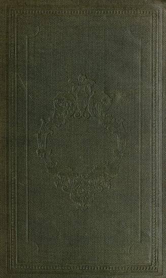 Book cover; green with indented decorations