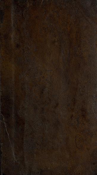 Book cover; brown leather