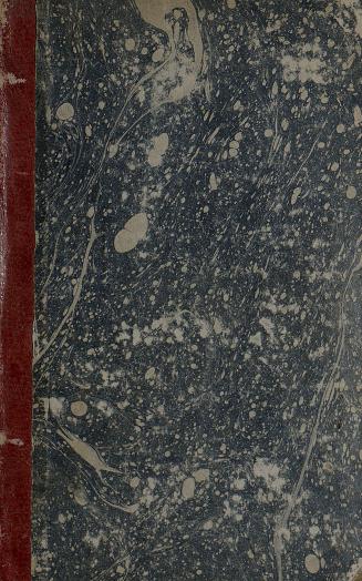 Book cover; marbled black and white