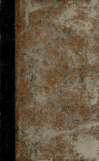 Book cover; marbled