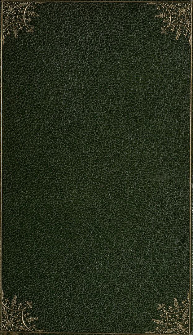 Book cover; green leather