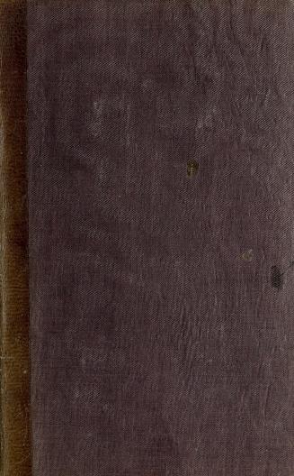 Book cover purple cloth cover with brown leather spine. "English Boy at the Cape 2" stamped in  ...